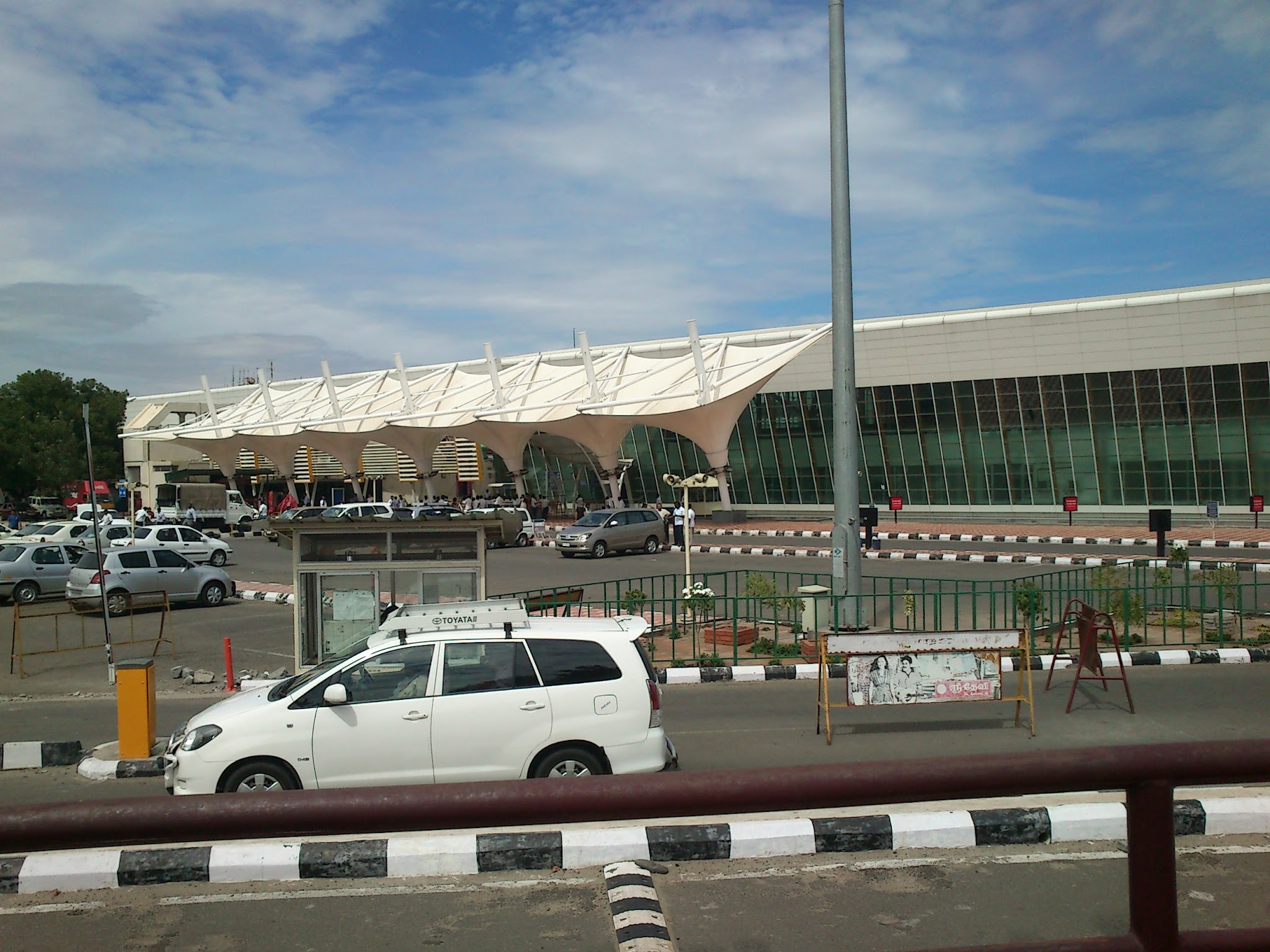 Coimbatore Airport has a single runway. 